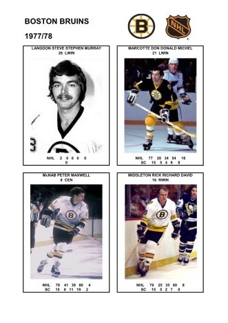 NHL bos 1977-78 foto hracu4